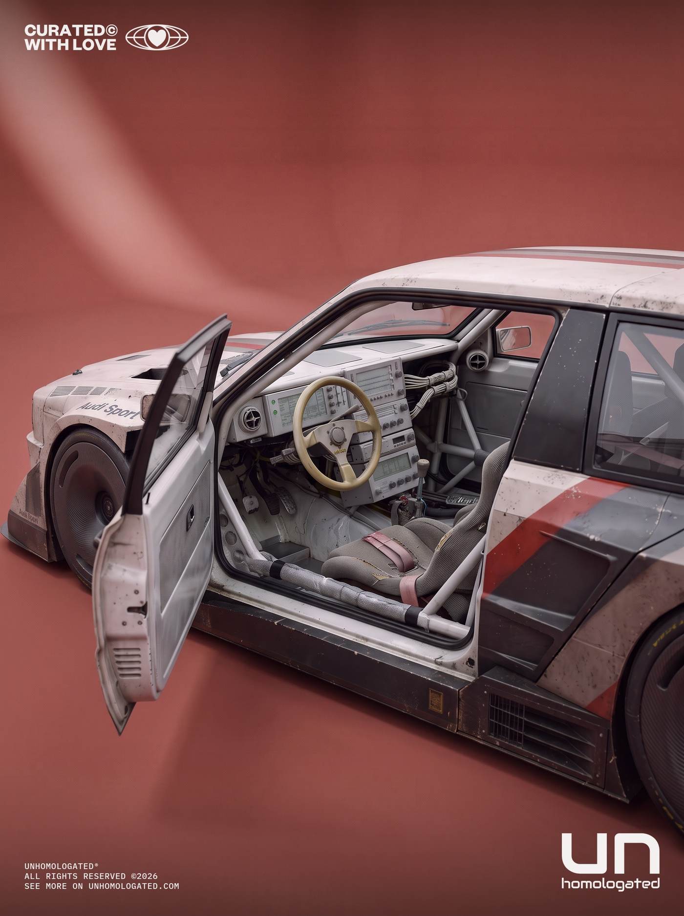 Audi quattro plate, werkskatalog