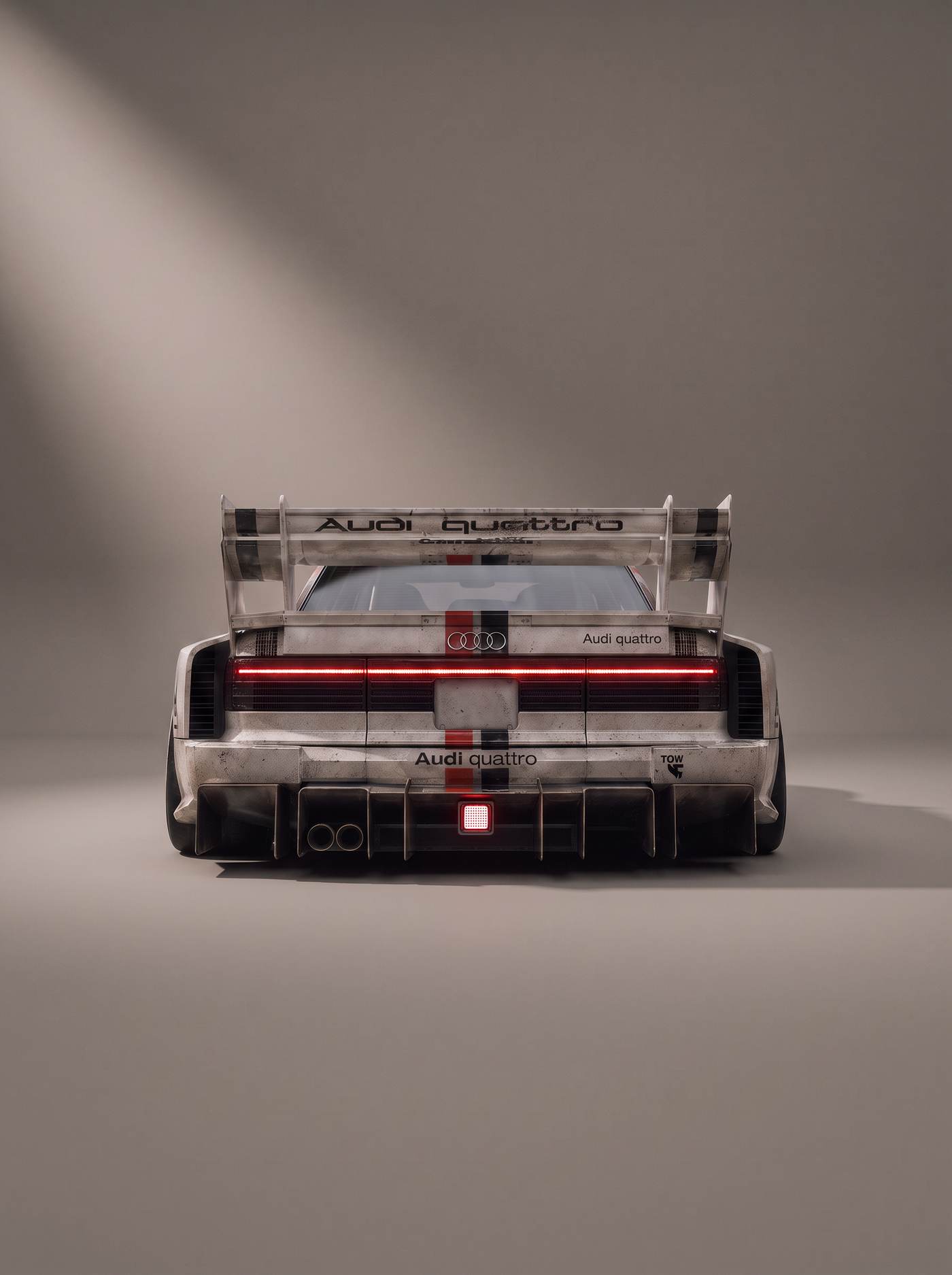 un-001 cover plate, the Audi quattro