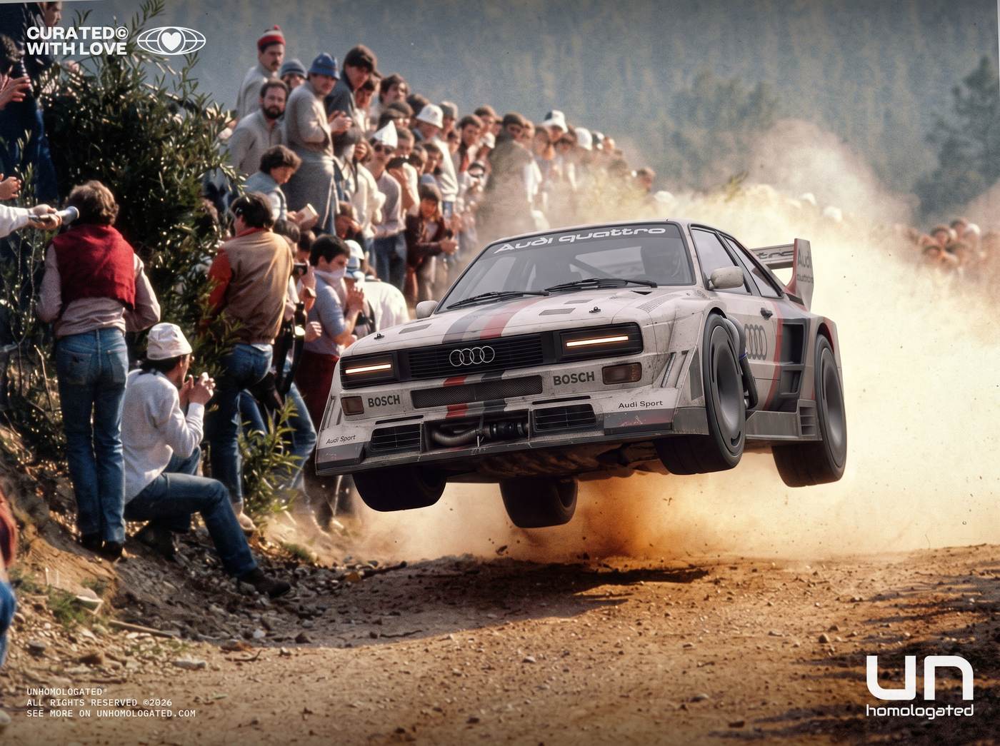 Audi quattro plate, group b