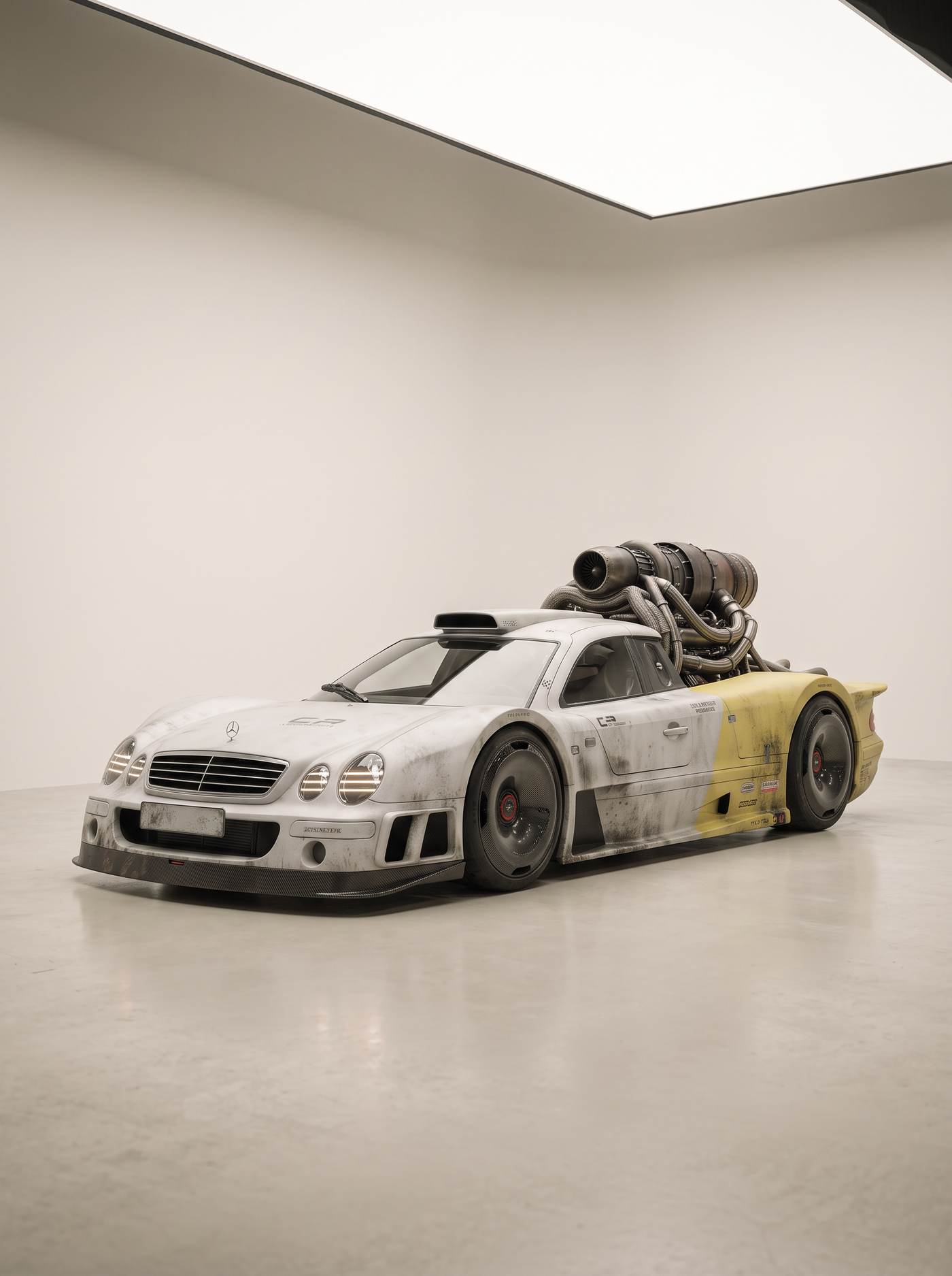 un-002 cover plate, the Mercedes CLK GTR