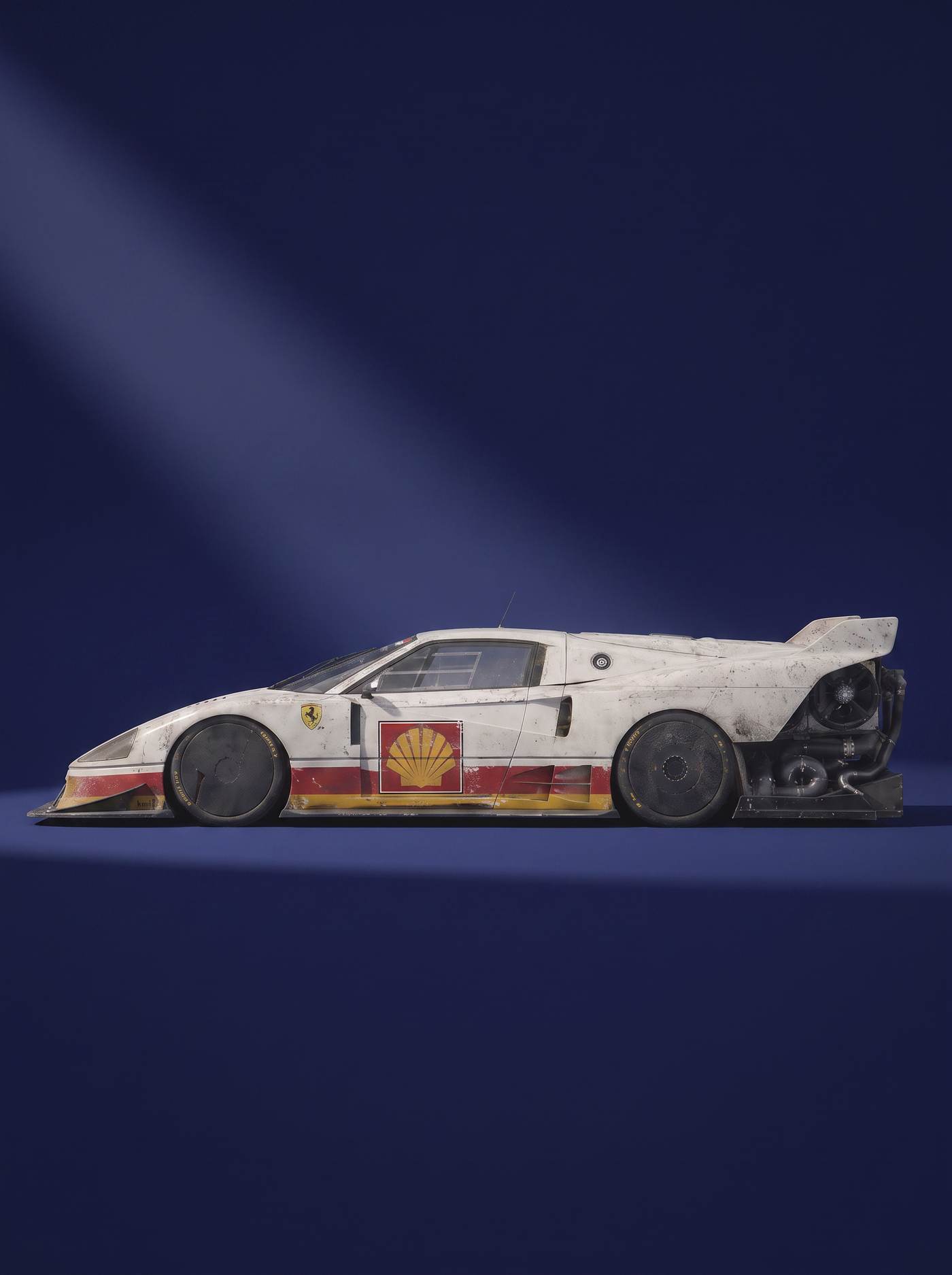 Ferrari F40 plate, card 03 breitseite