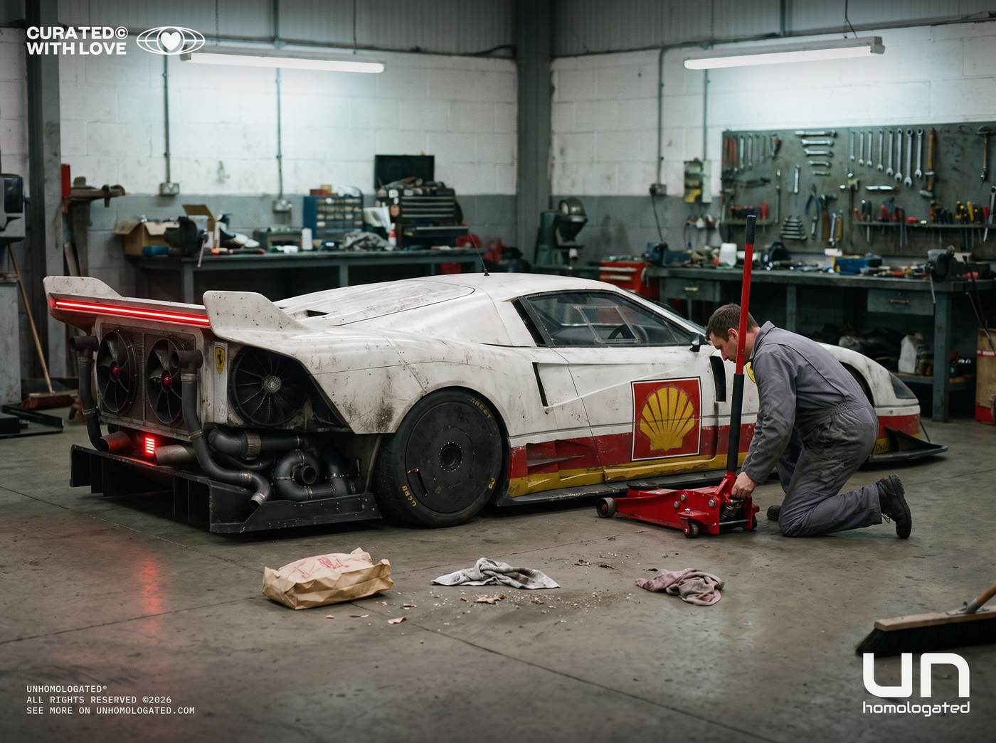 Ferrari F40 plate, saugwerk