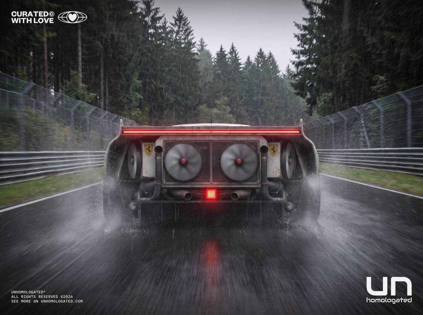 Ferrari F40 plate, saugwerk