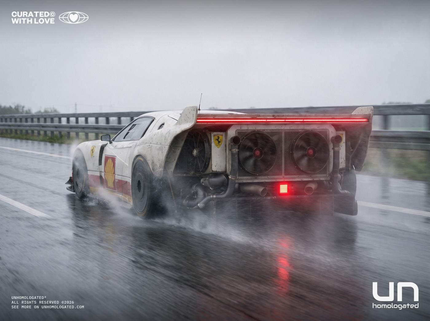 Ferrari F40 plate, saugwerk