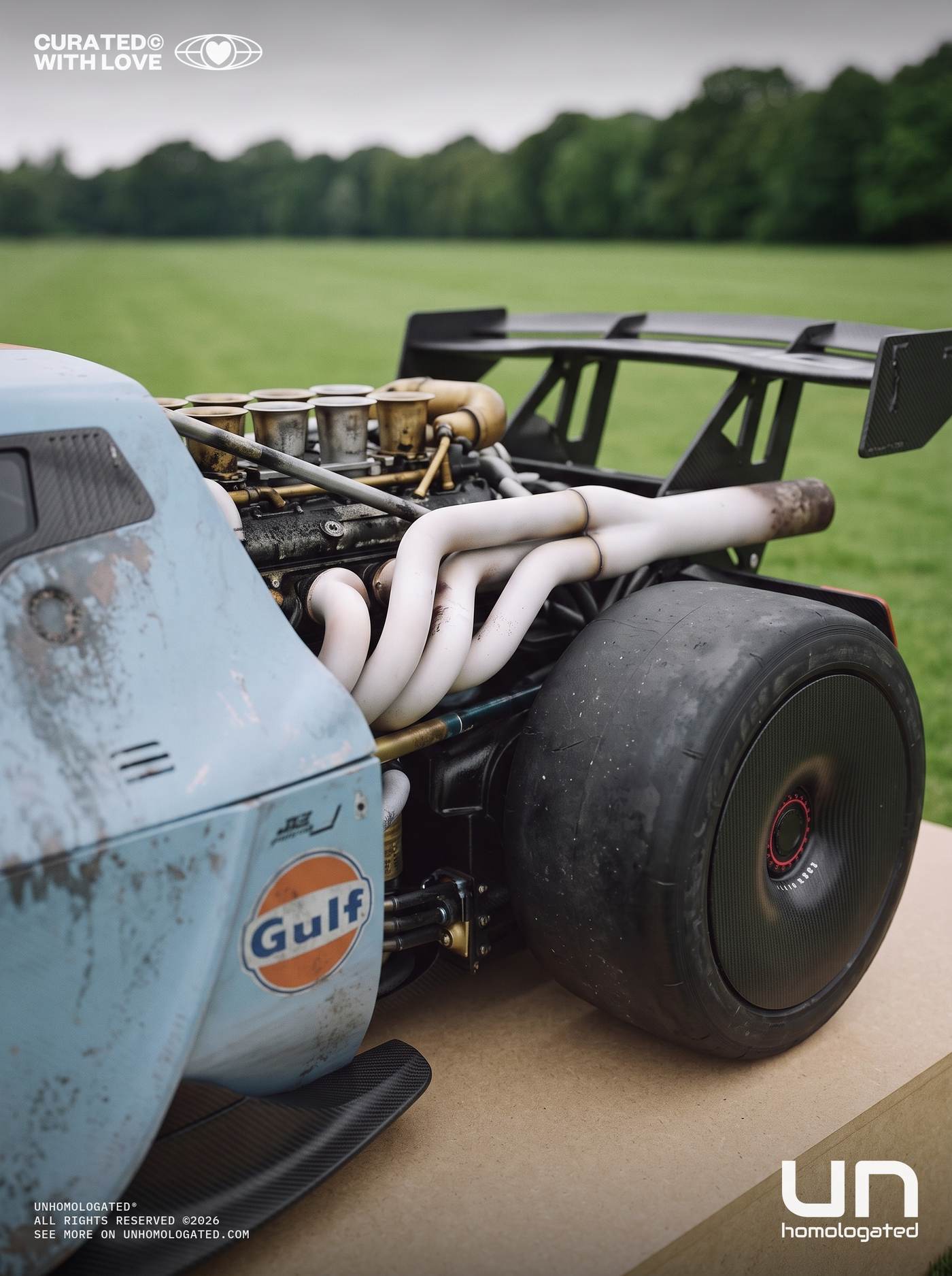 Mercedes C111 EVO plate, chantilly