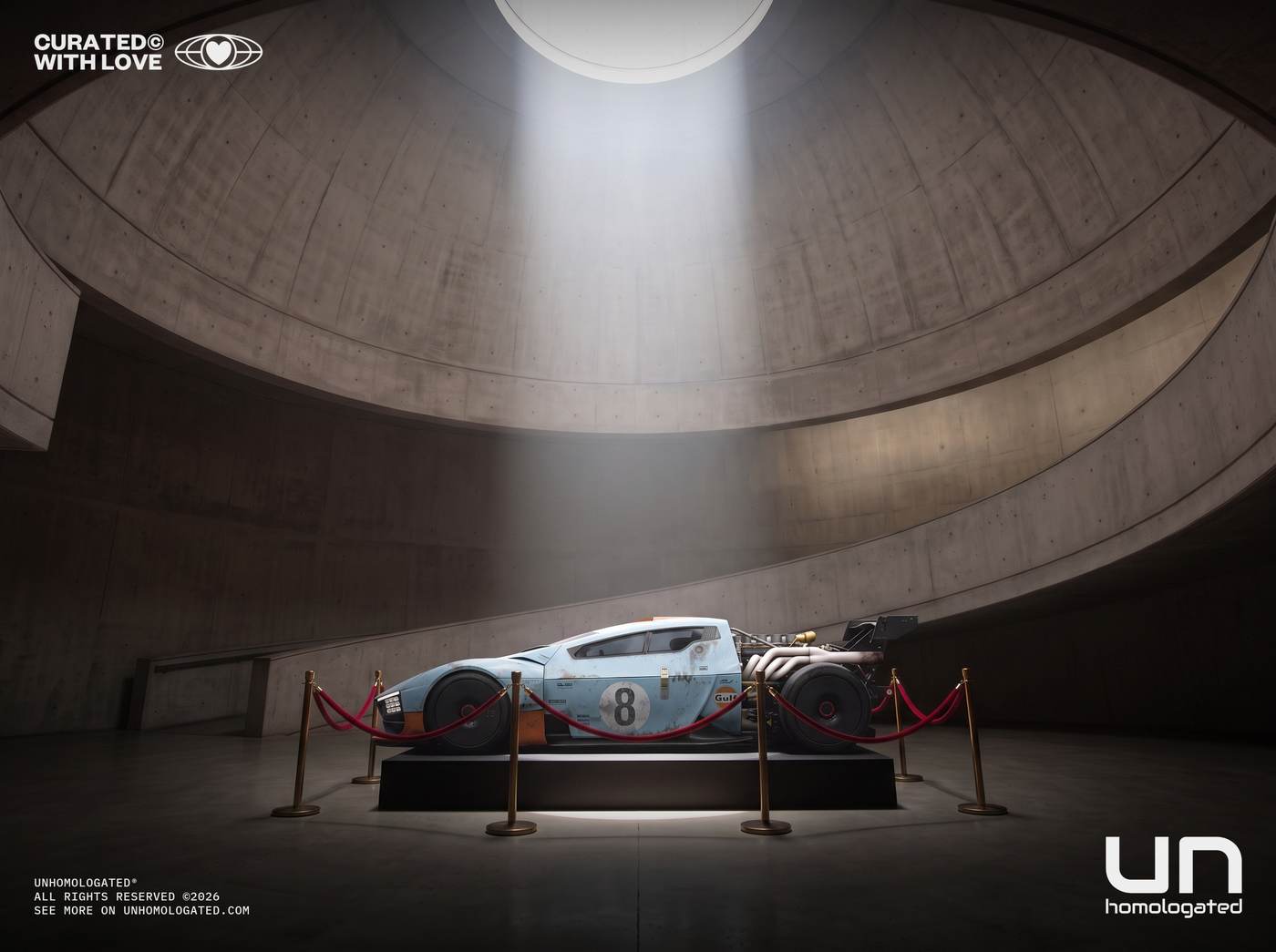 Mercedes C111 EVO plate, holy hall
