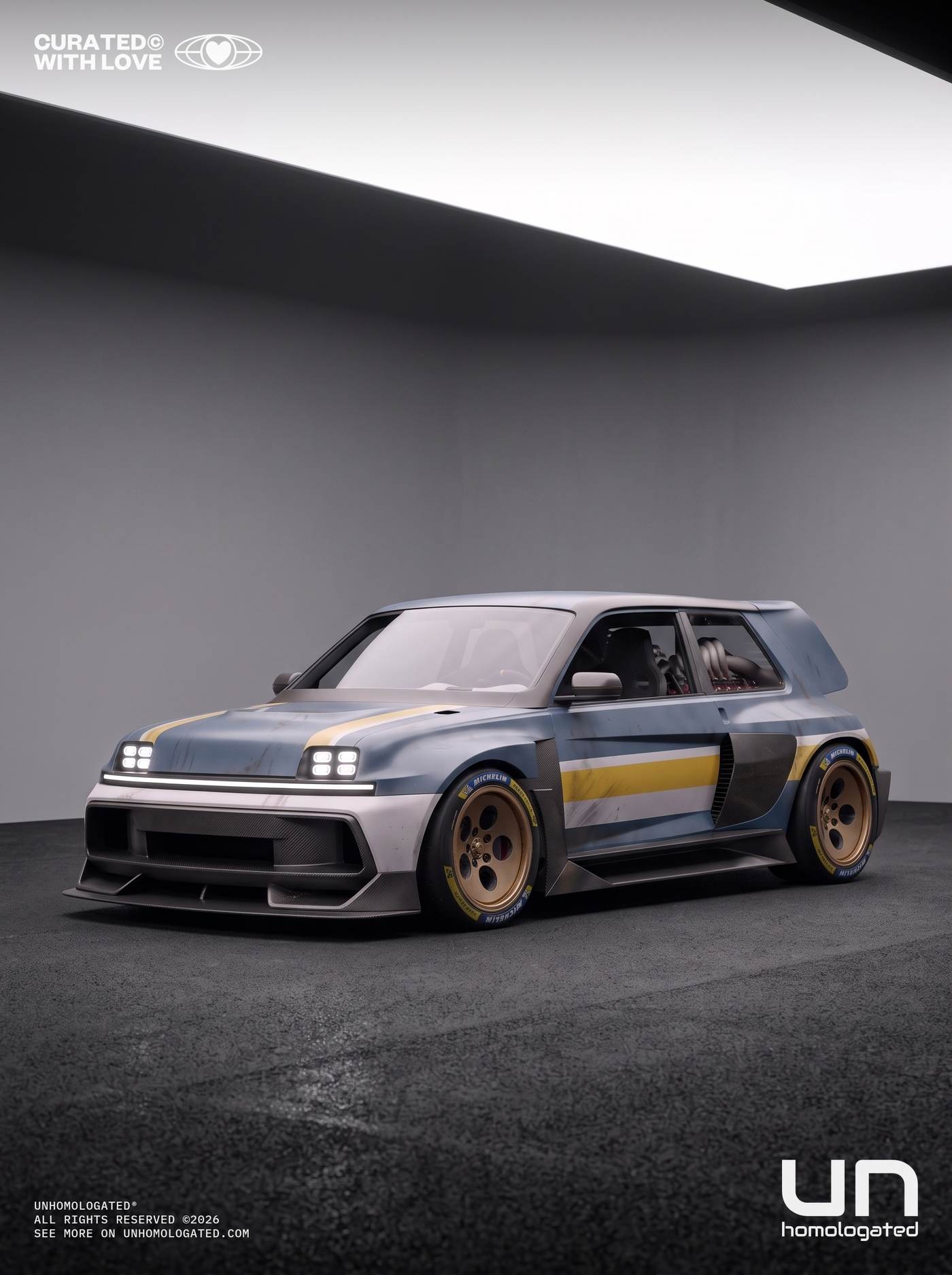 un-007 cover plate, the Renault 5 Turbo 3P