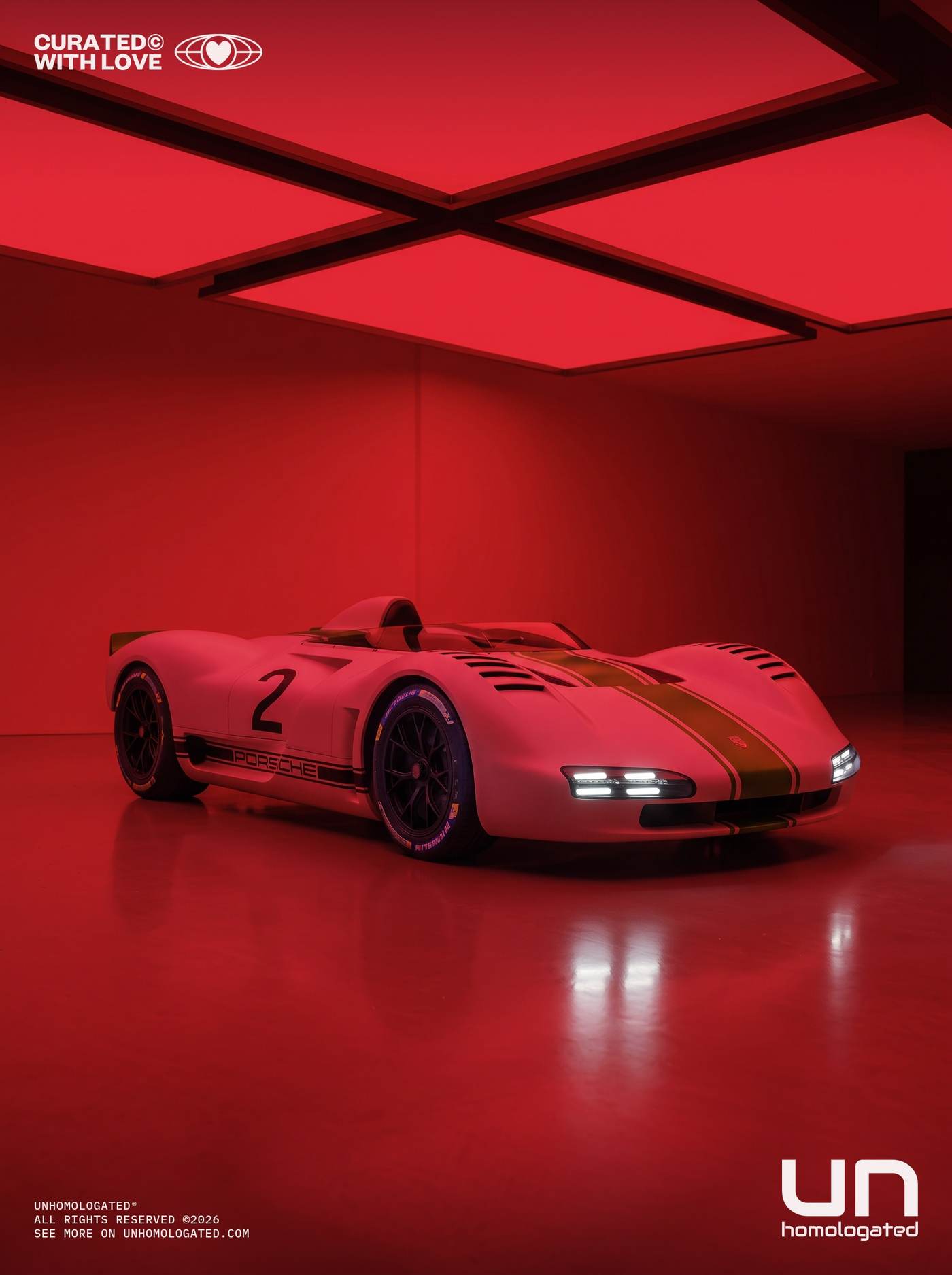 Porsche 909 plate, 909 afterdark