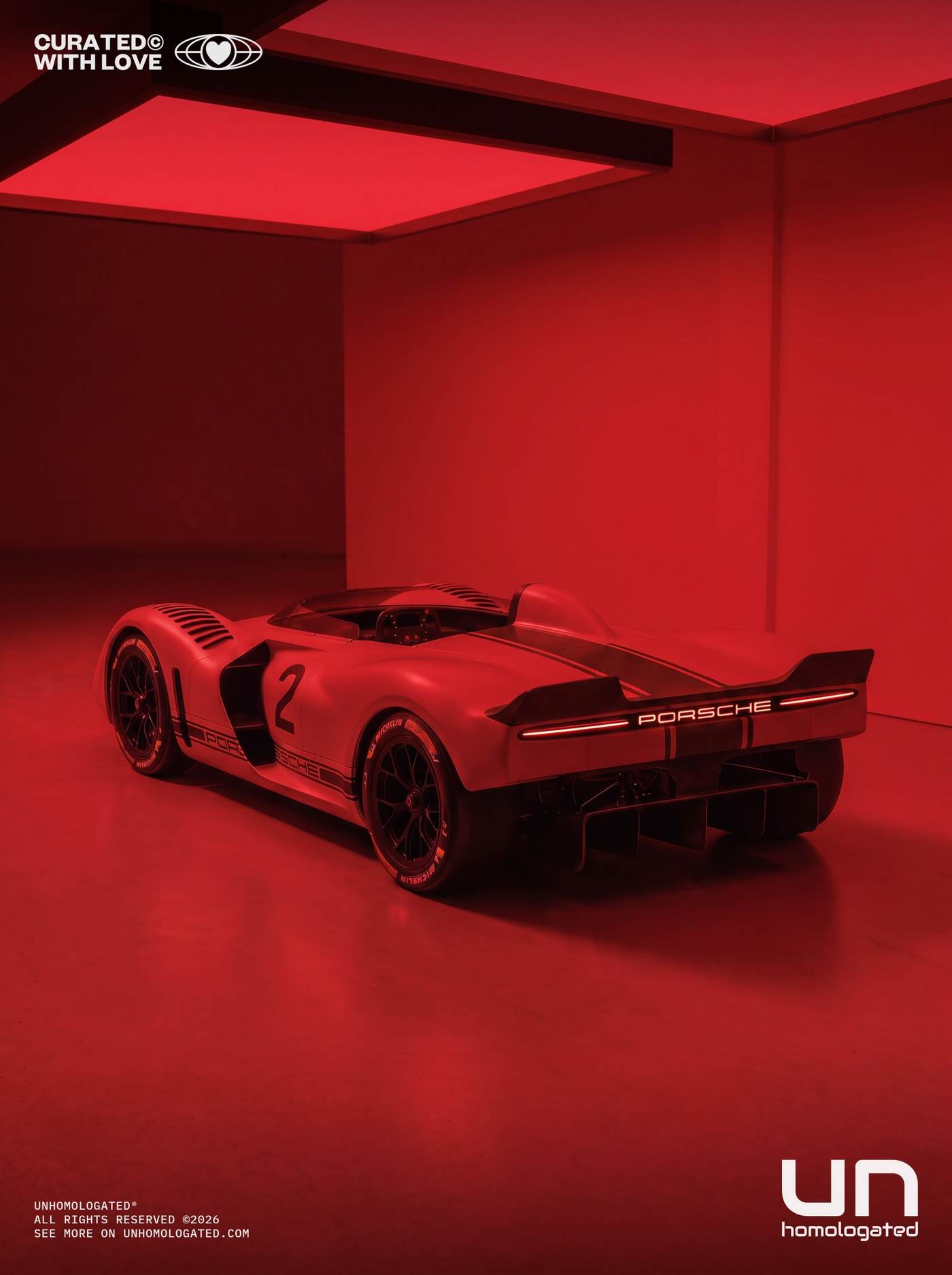 Porsche 909 plate, 909 afterdark
