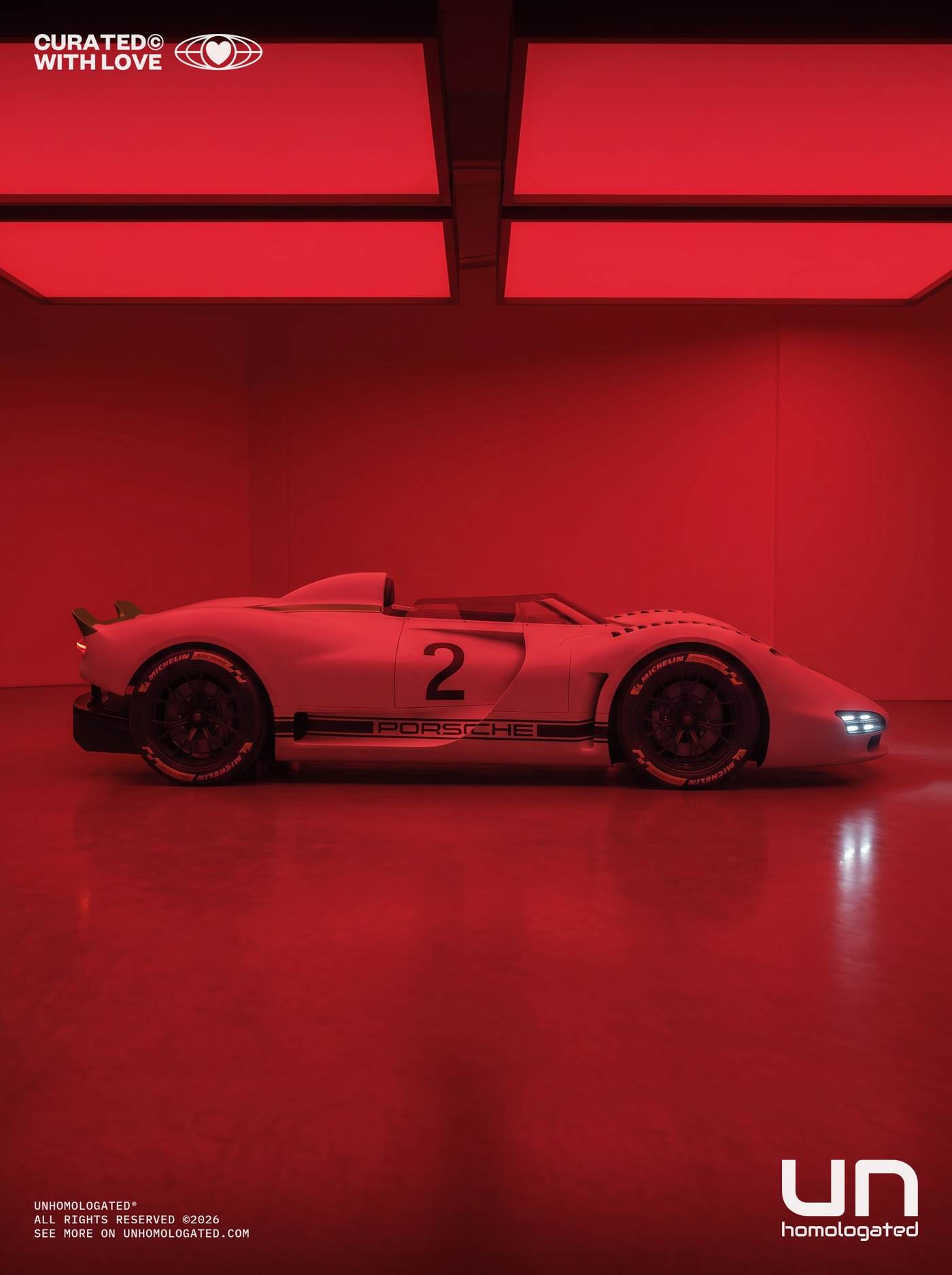 Porsche 909 plate, 909 afterdark