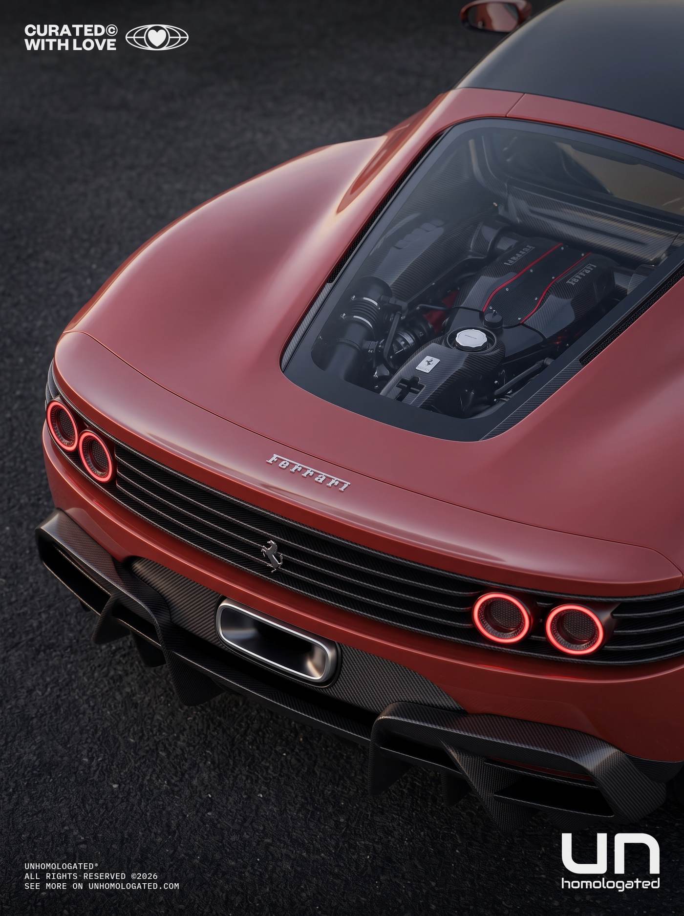 Ferrari 348 plate, 348 06 rear deck FINAL
