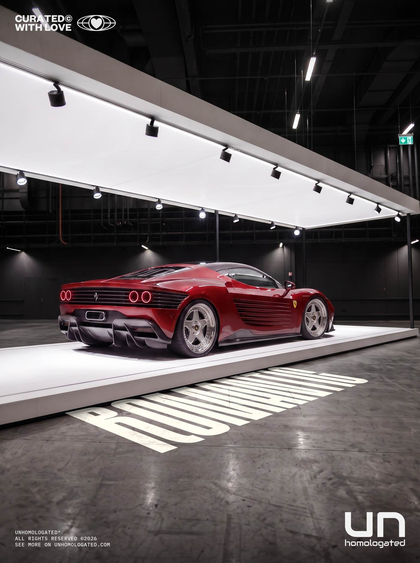 Ferrari 348 plate, 348xpo 01 romantic FINAL