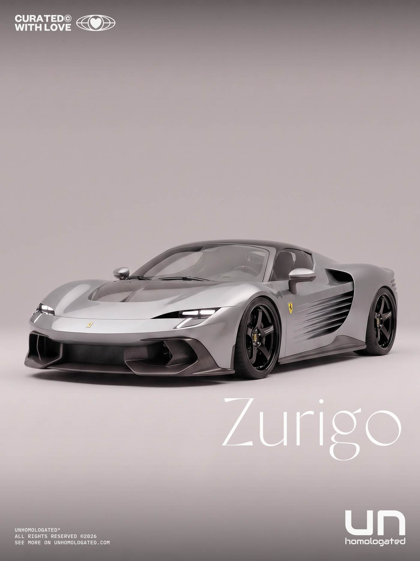 Ferrari 348 plate, 348c 08 zurigo 3x4
