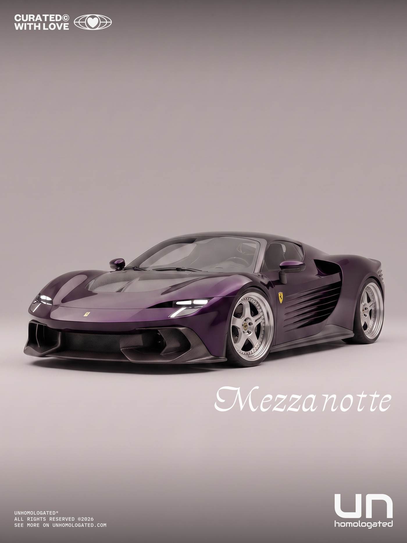 Ferrari 348 plate, 348c 09 mezzanotte 3x4